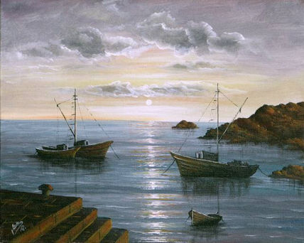 Barcos Fondeados