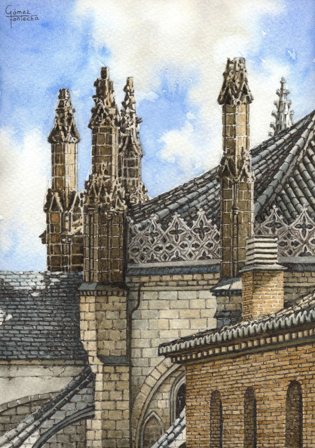 Pináculos de La Catedral. Toledo.