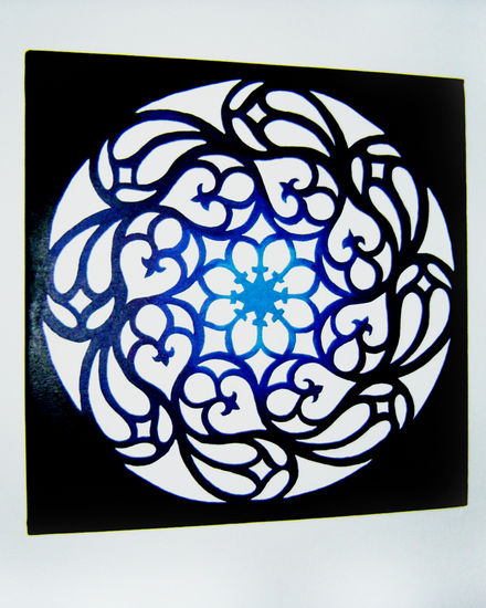 MANDALA ROSETON Óleo Lienzo Paisaje