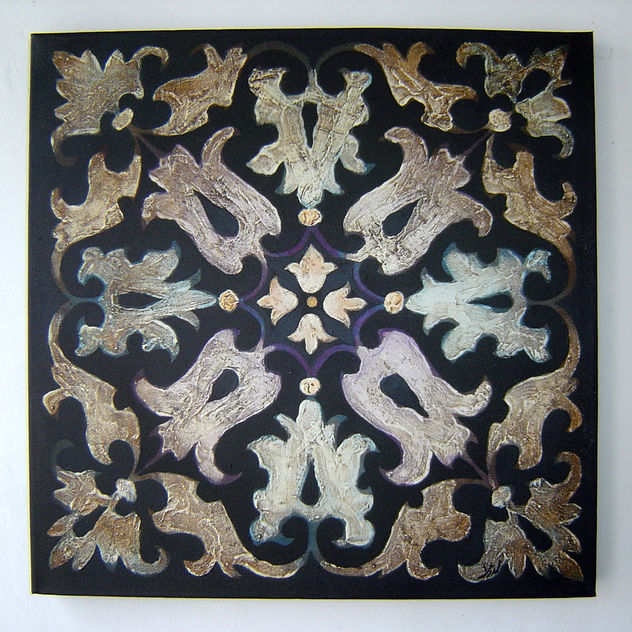 MANDALA ORNAMENTO VEGETAL