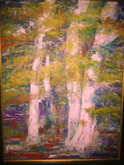 BOSQUE 12 Oil Panel Landscaping