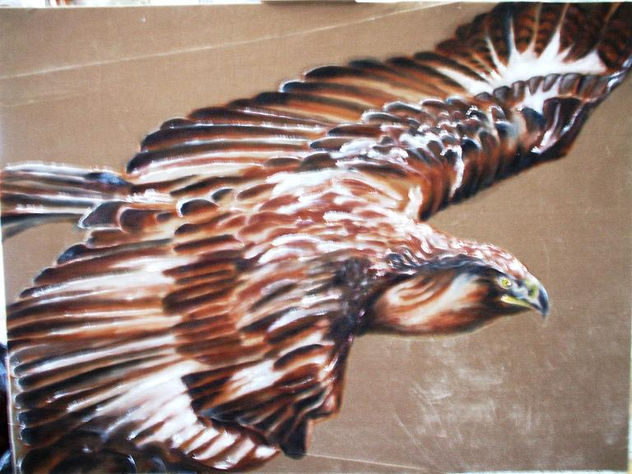 aguila volando