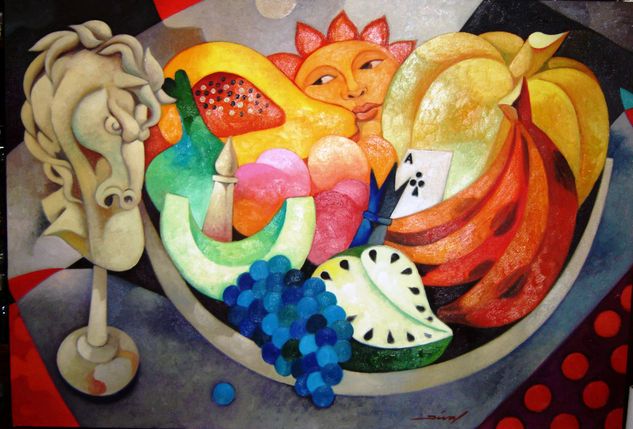 Las Frutas sobre la Mesa 