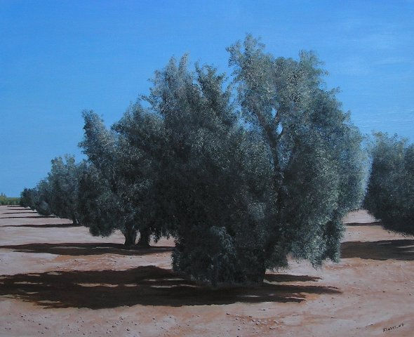 De vuelta de Almagro Oil Canvas Landscaping