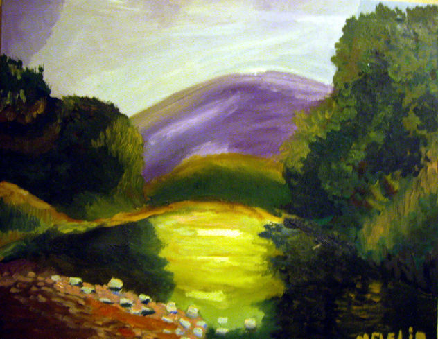 montaña en el mar