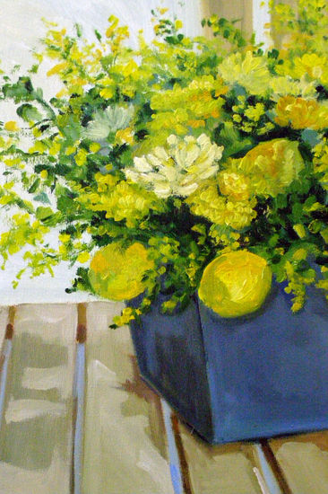 Sobre amarillo Oil Canvas Still Life Paintings