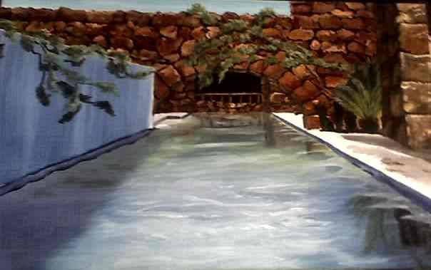 mi futura casa Oil Canvas Landscaping