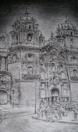 iglesia cusqueña Charcoal