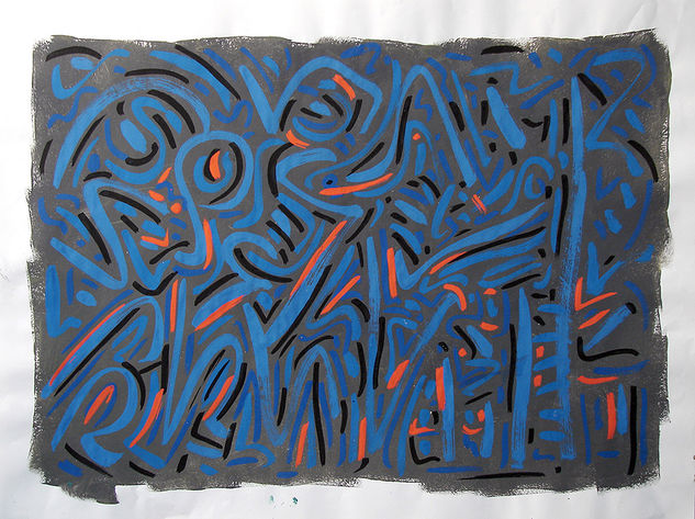 Keith haring Acrylic Paper Others