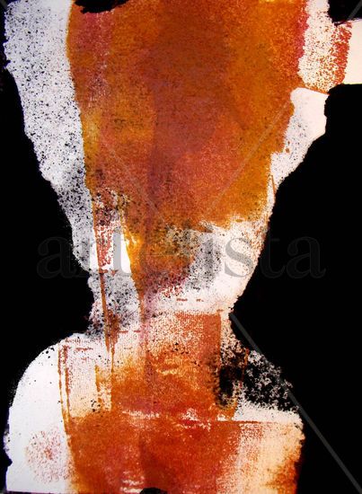 corpo di una macchia Industrial Paper Figure Painting