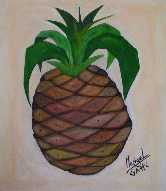 IL ANANAS Nº 1 Acrylic Canvas Others