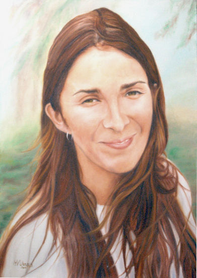 Retrato Anita Óleo Lienzo Retrato