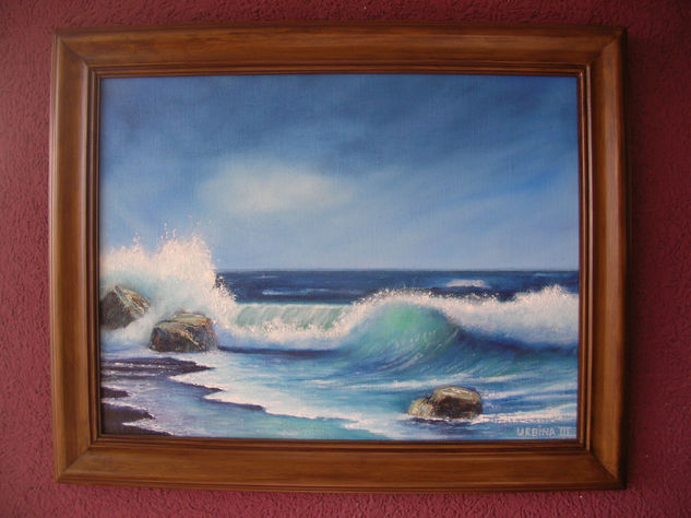 Playa Oil Canvas Marine Painting