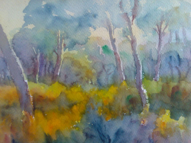 Pinar al amanecer Watercolour Paper Landscaping