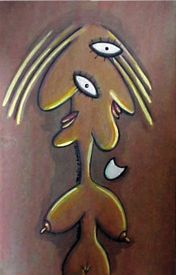 Jineta Acrylic Paper Nude Paintings