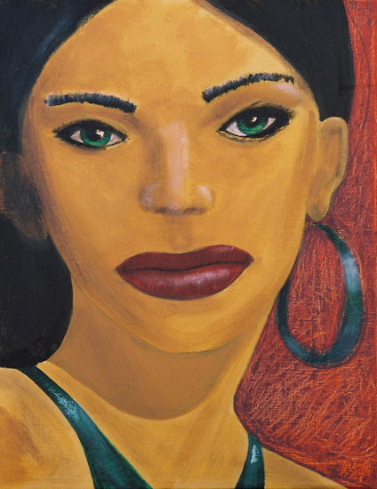 Esmeralda Acrylic Canvas Portrait