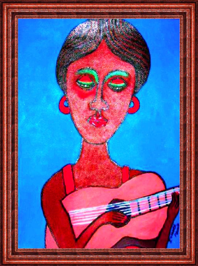 La concertista acrilico s/cartulina