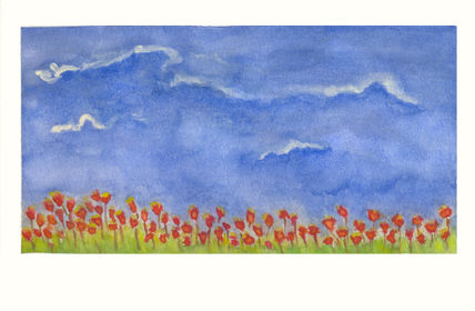 Entre las flores