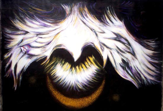 Pájaro Blanco como la Luna