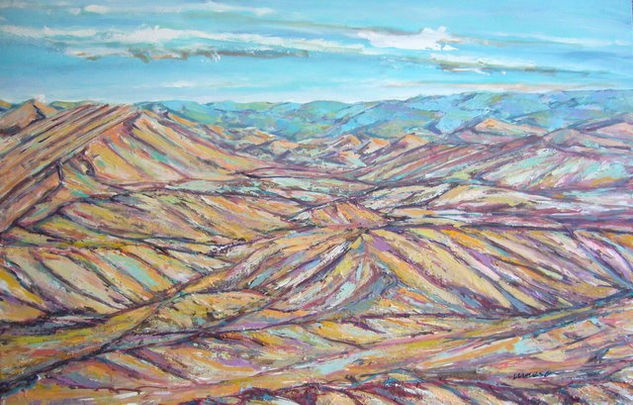 Desierto de Tabernas (Almería) Oil Canvas Landscaping