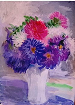 Flores Watercolour Paper Still Life Paintings