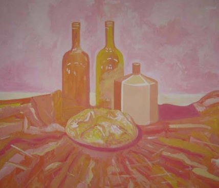 Pan y botellas