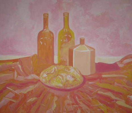 Pan y botellas