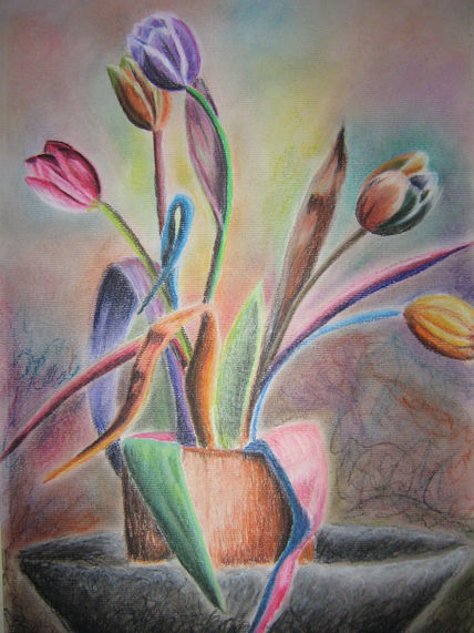 Tulipanes rosados