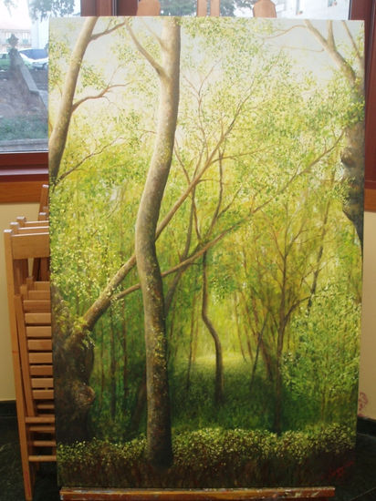 Bosque en Primavera. Arca Oil Canvas Landscaping