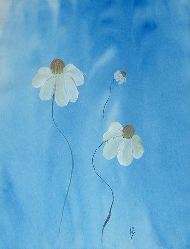 Libres Watercolour Paper Floral Painting