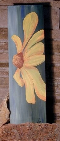 Margarita II Acrylic Panel Floral Painting