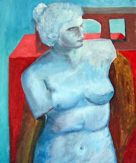 Mujer Pétrea Oil Canvas Figure Painting