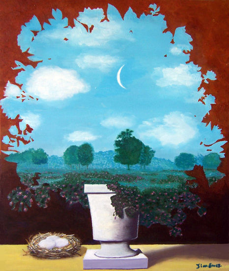 El país de los milagros de Magritte Oil Canvas Still Life Paintings