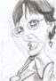 CARICATURA  GAROTA   ENAMORADA