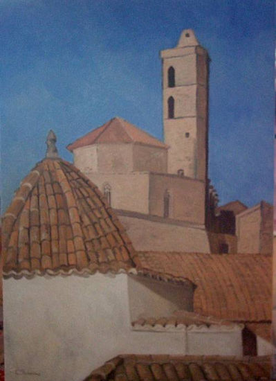 Tejados y Torre Oil Canvas Landscaping