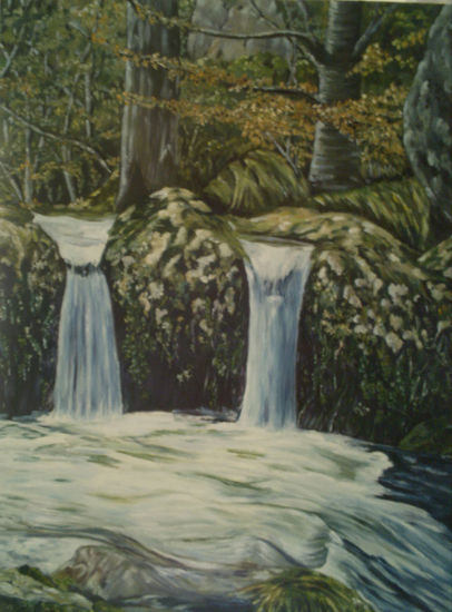 Río Oca Oil Canvas Landscaping