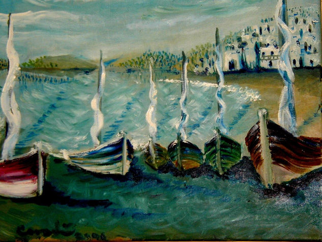 MARINA II Oil Canvas Landscaping