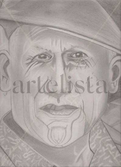 Pablo Picasso Charcoal