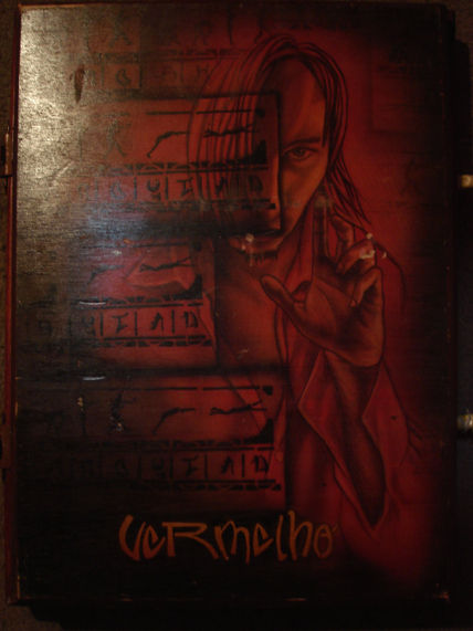 Vermelho artista...