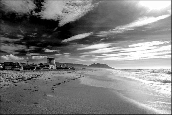 San Miguel de Cabo de Gata Nature Black and White (Digital)