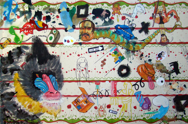 Mandrilo´s Dream Goes One Way Mixed media Others Others