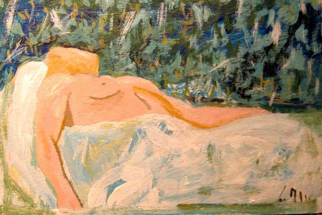 desnudo femenino Acrylic Others