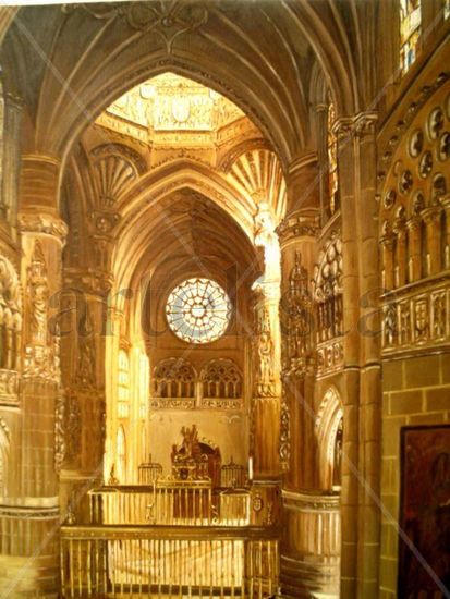 interior catedral de Burgos Oil Canvas Others