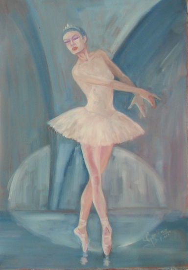 bailarina 3 Oil Canvas Figure Painting