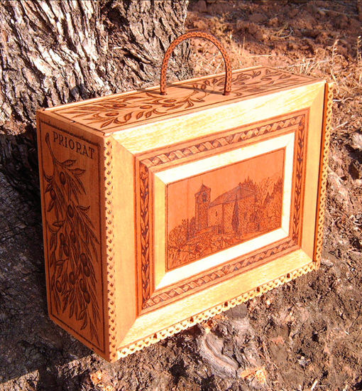 Caja para aceites de oliva del Priorat Woodwork Wooden objects and furniture