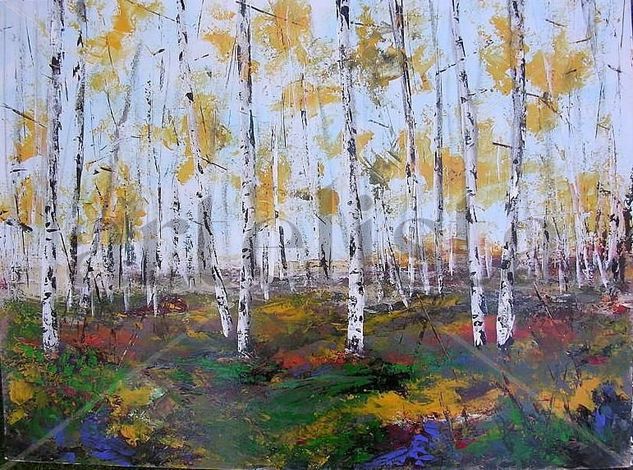 Bosque Acrylic Card Landscaping