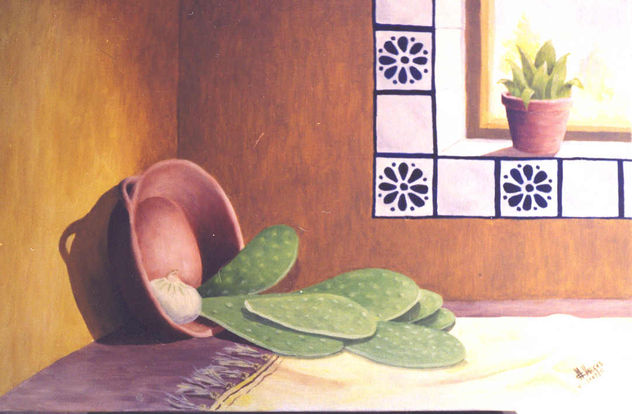 Cazuela con nopales
