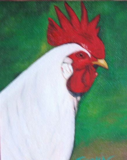 El gallo Oil Canvas