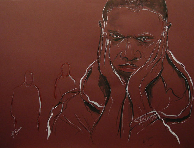 Etnico 3 Ink Card Figure Painting