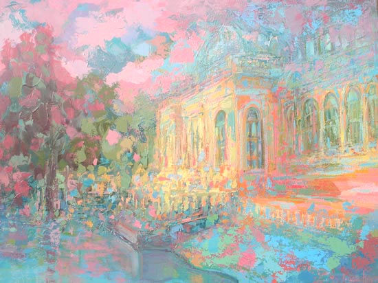 PALACIO DE CRISTAL Acrylic Canvas Landscaping